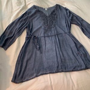 Cute Blue Top - Motherhood Maternity